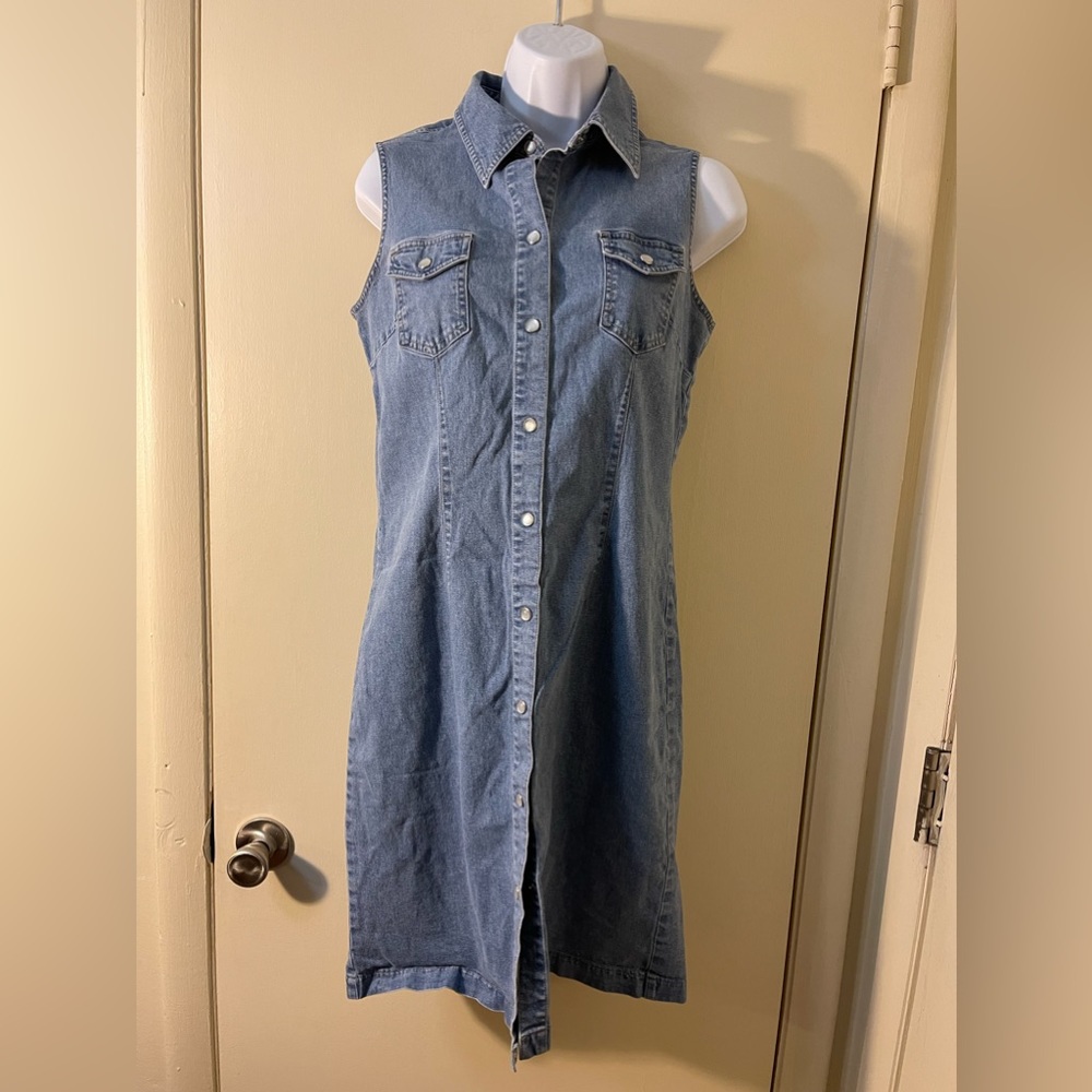 “VINTAGE” New York & Company Blue Jean Dress